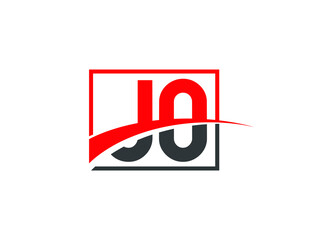 J O, JO Letter Logo Design