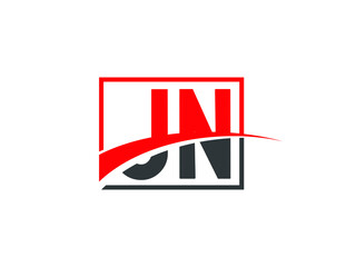 Obraz premium J N, JN Letter Logo Design