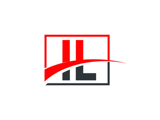 I L, IL Letter Logo Design