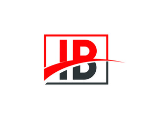 I B, IB Letter Logo Design