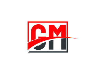 G M, GM Letter Logo Design