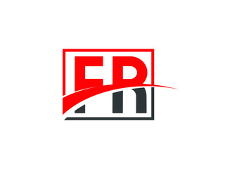 F R, FR Letter Logo Design