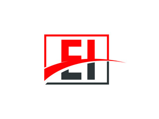 E I, EI Letter Logo Design