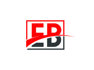 E B, EB Letter Logo Design