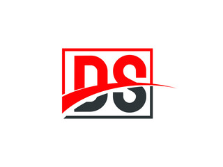 D S, DS Letter Logo Design