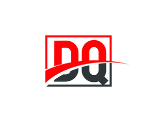 D Q, DQ Letter Logo Design
