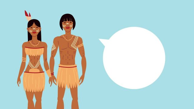 indigenus couple ethnicity speaking characters