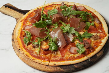 Ham pizza