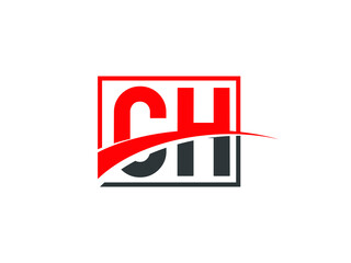 C H, CH Letter Logo Design