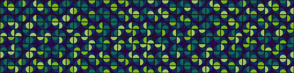 Abstract Geometric Pattern generative computational art illustration