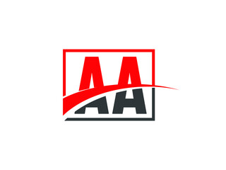 A A, AA Letter Logo Design