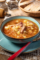 Traditional cabbage soup.