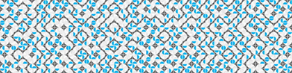 Abstract Geometric Pattern generative computational art illustration