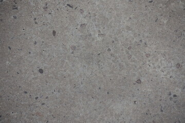 Dry surface of old gray concrete slab from above
