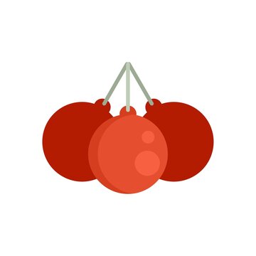 red christmas ornaments hanging isolated clip art preview