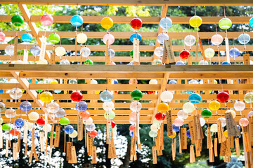 川越氷川神社の風鈴