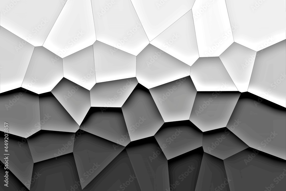 Poster abstract metal texture. background with hexagons. stylish web image for creative design of layout. b