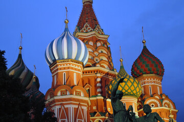 Fototapeta na wymiar saint basil cathedral