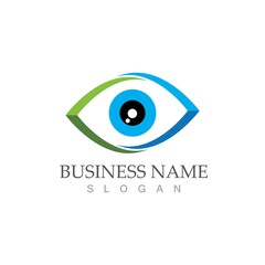 Obraz premium Eye Care vector logo design