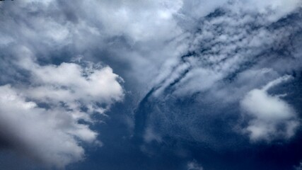 Obraz premium Beautiful Blue Sky with Cloud
