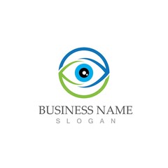 Fototapeta premium Eye Care vector logo design
