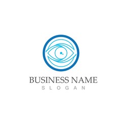 Eye Care vector logo design