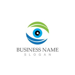 Eye Care vector logo design