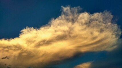 Beautiful Blue Sky with Cloud