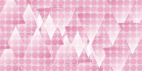 Soft pink geometry background