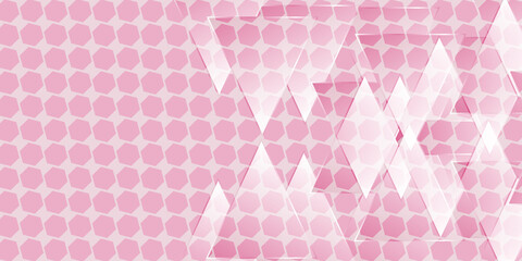 Soft pink geometry background