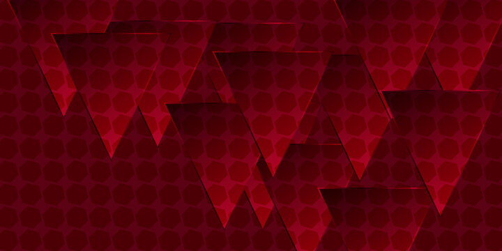 Modern red geometry background
