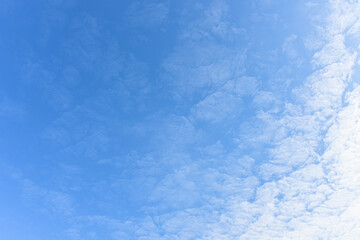 Blue sky and white clouds for background