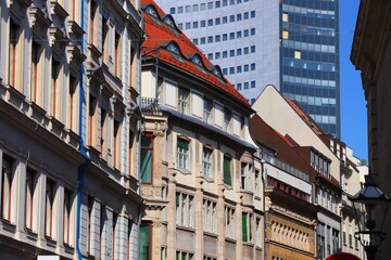 Downtown Leipzig city, Germany