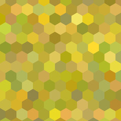 Fototapeta na wymiar Hexagon gold background pattern for web and print