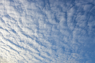 Blue sky and white clouds for background
