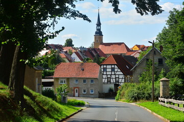 Fototapeta na wymiar Landschaft Sachsen