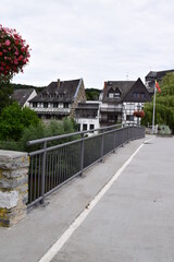 Fototapeta na wymiar Nordseite der alten Brücke Diez
