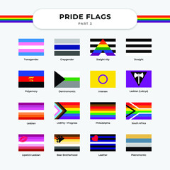 Celebrate lgbt freedom and support with lgbt flag free vector