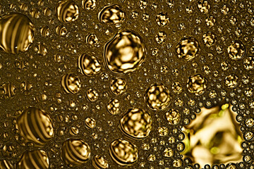 Abstract background. Spherical elements. Fantastic background.