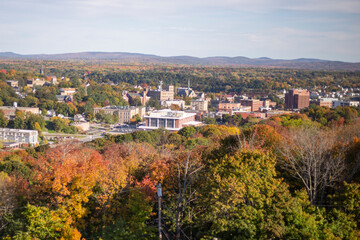 Bangor, Maine in the fall.