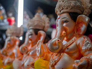 Lord Ganesh statue ready for upcoming festival