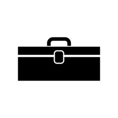 Toolbox icon, tool logo isolated on white background