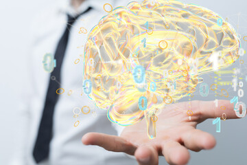 Futuristic Artificial Intelligence and Machine Learning Concept