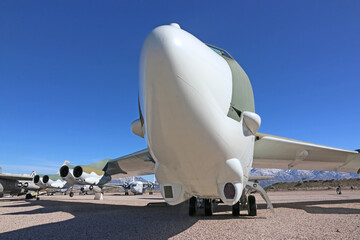 Vintage military airplane	