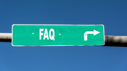 Street Sign to FAQ © Thomas Reimer