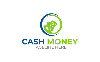 Illustration graphic vector of fast cash money for finance professional business logo design template