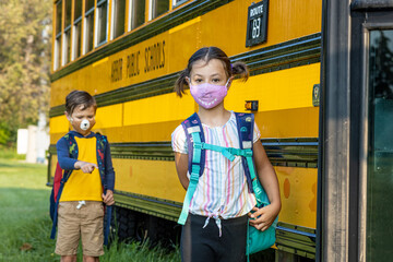 Back to school with masks