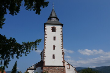 Fototapeta premium Kirchturm Liebfrauenkirche Gernsbach