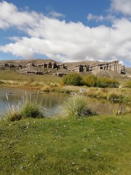 Paisaje castillo de Pincheira, Malargüe, Mendoza, Argentina 2 de abril 2021 