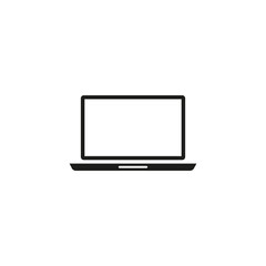 Laptop icon. Mockup. Vector graphics